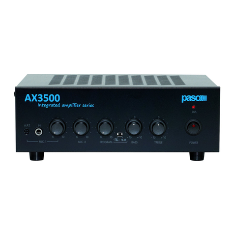 Paso AX3504 User manual