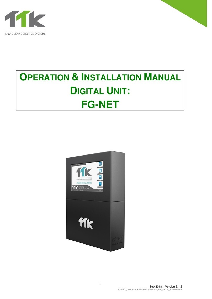 TTK FG-NET Customer operation & installation manual