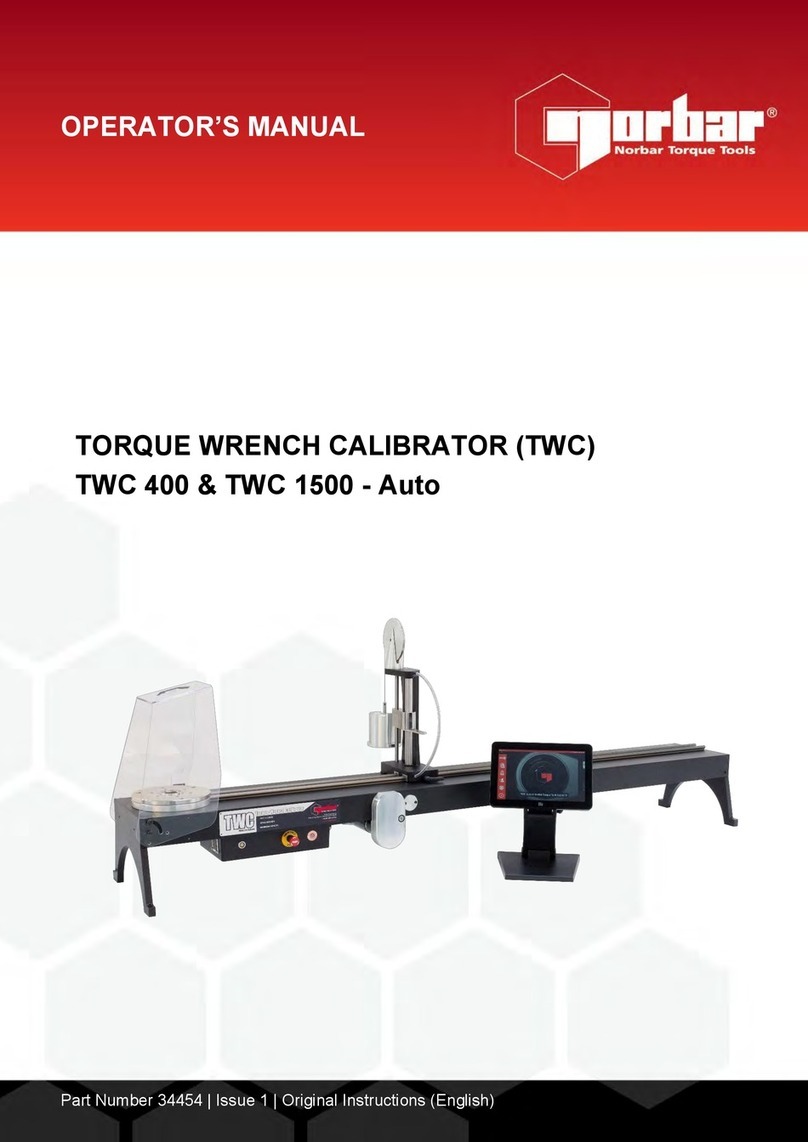 norbar TWC 400 AUTO Operator's manual