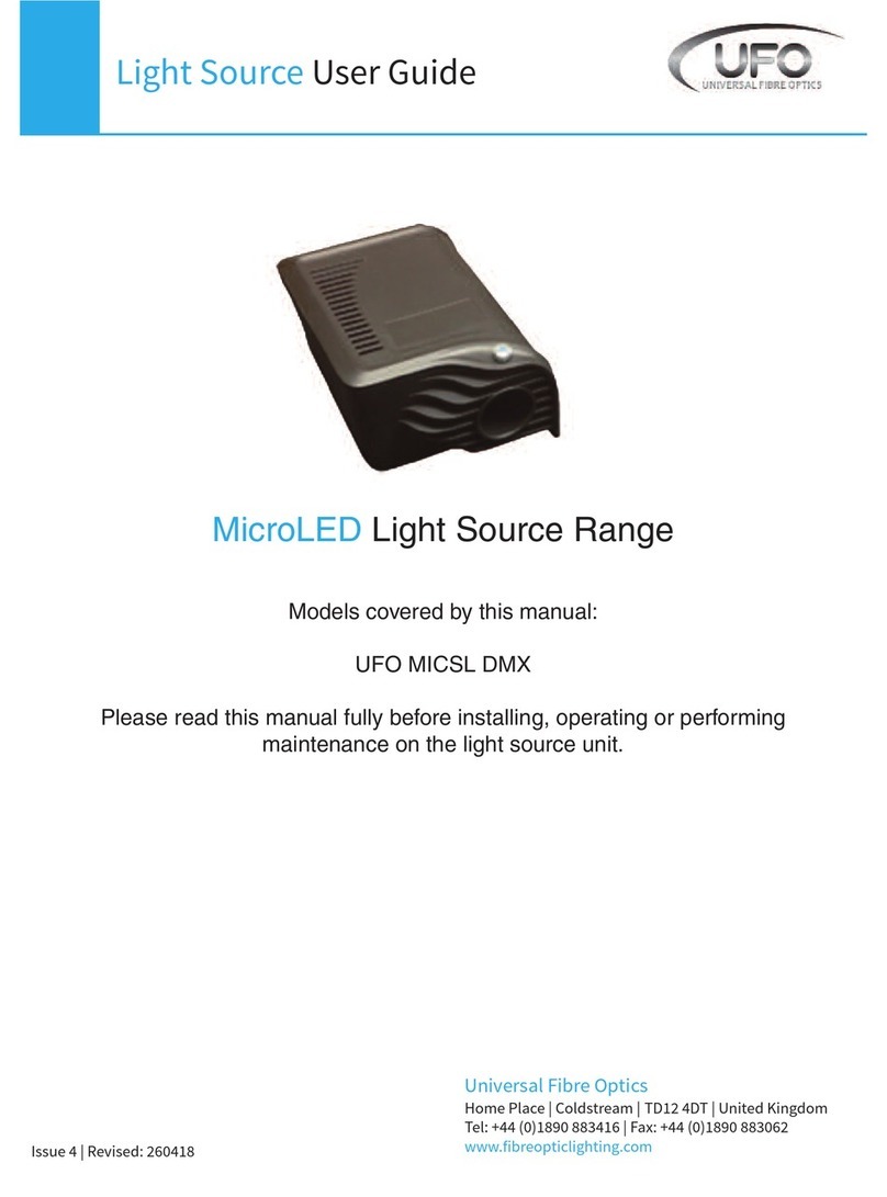 Universal Fibre Optics MICSL DMX user guide