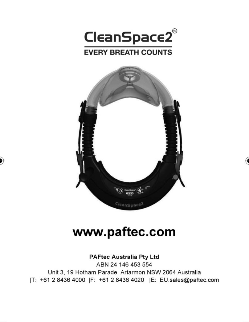 PAFtec CleanSpace2 instruction manual