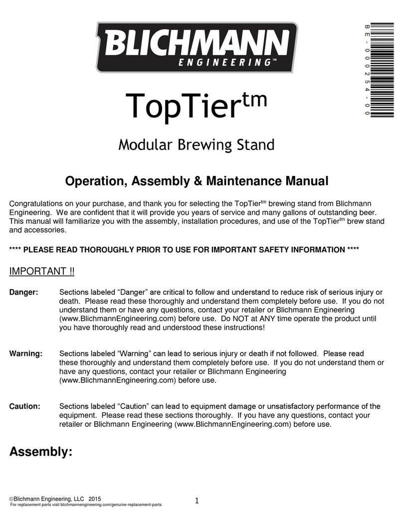 Blichmann TopTier User manual