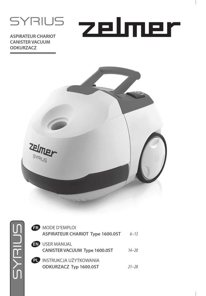 SYRIUS Zelmer 1600.0ST user manual