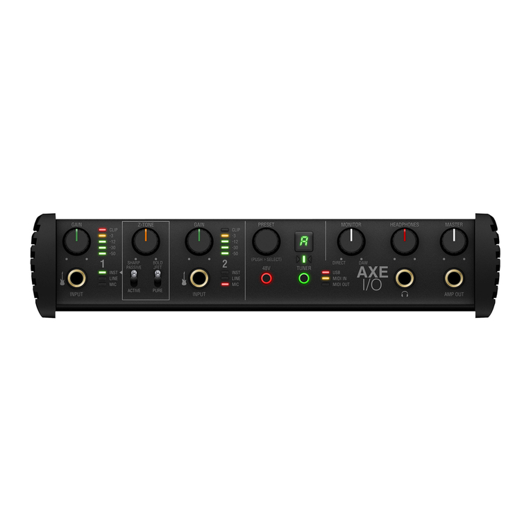 IK Multimedia AXE I/O User manual