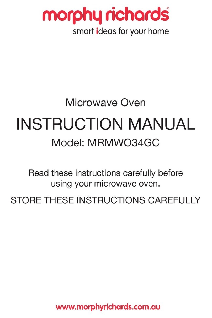 Morphy Richards MRMWO34GC User manual