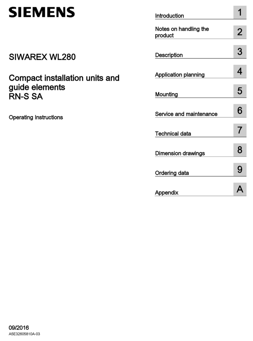 Siemens SIWAREX WL280 User manual