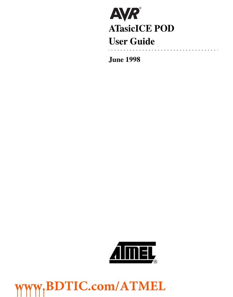 Atmel AVR ATasicICE POD User manual Atmel AVR ATasicICE POD User manual