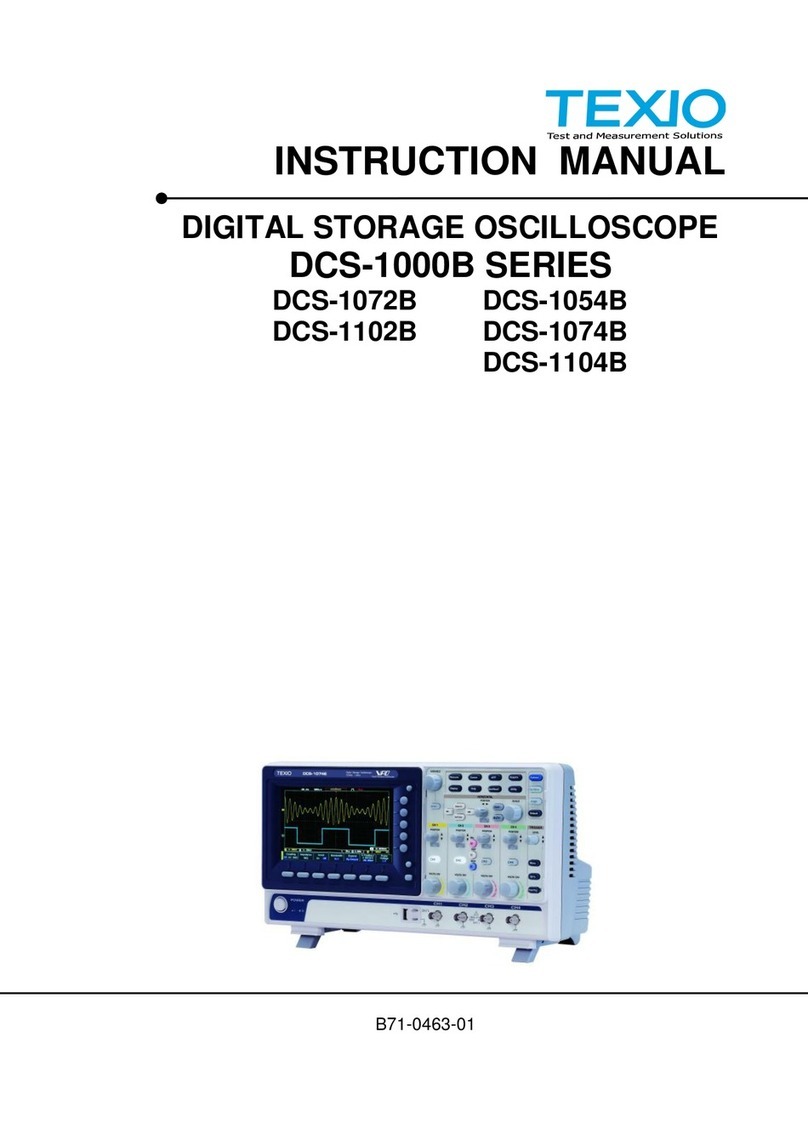 TEXIO DCS-1000B SERIES instruction manual