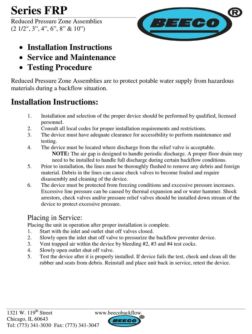 Beeco FRP Series User manual