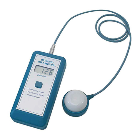 natus OLYMPIC BILI-METER 22 instruction manual