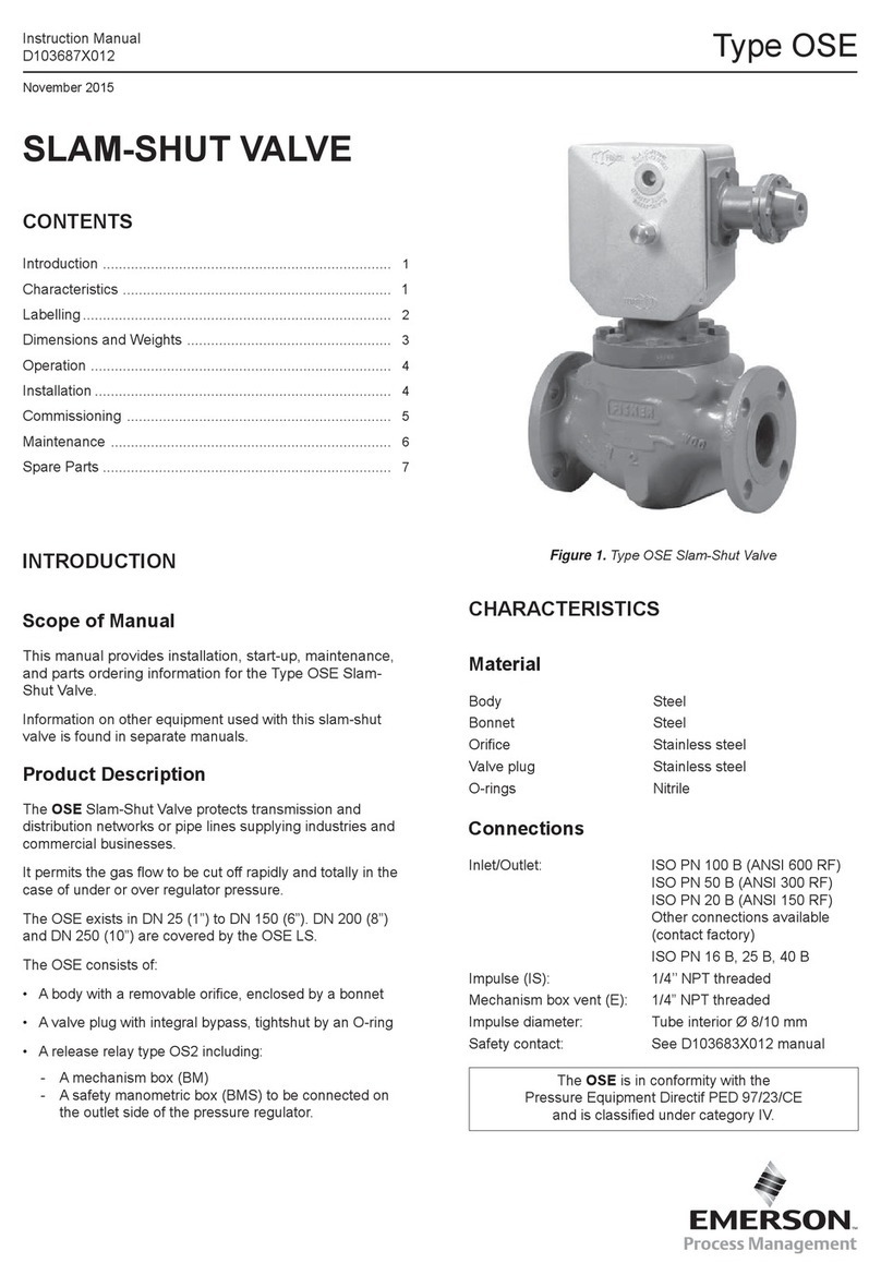 Emerson OSE Series instruction manual