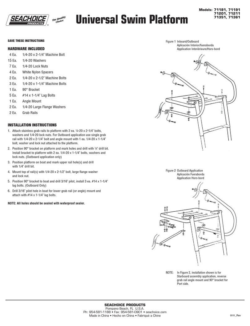 SEACHOICE 71181 installation instructions