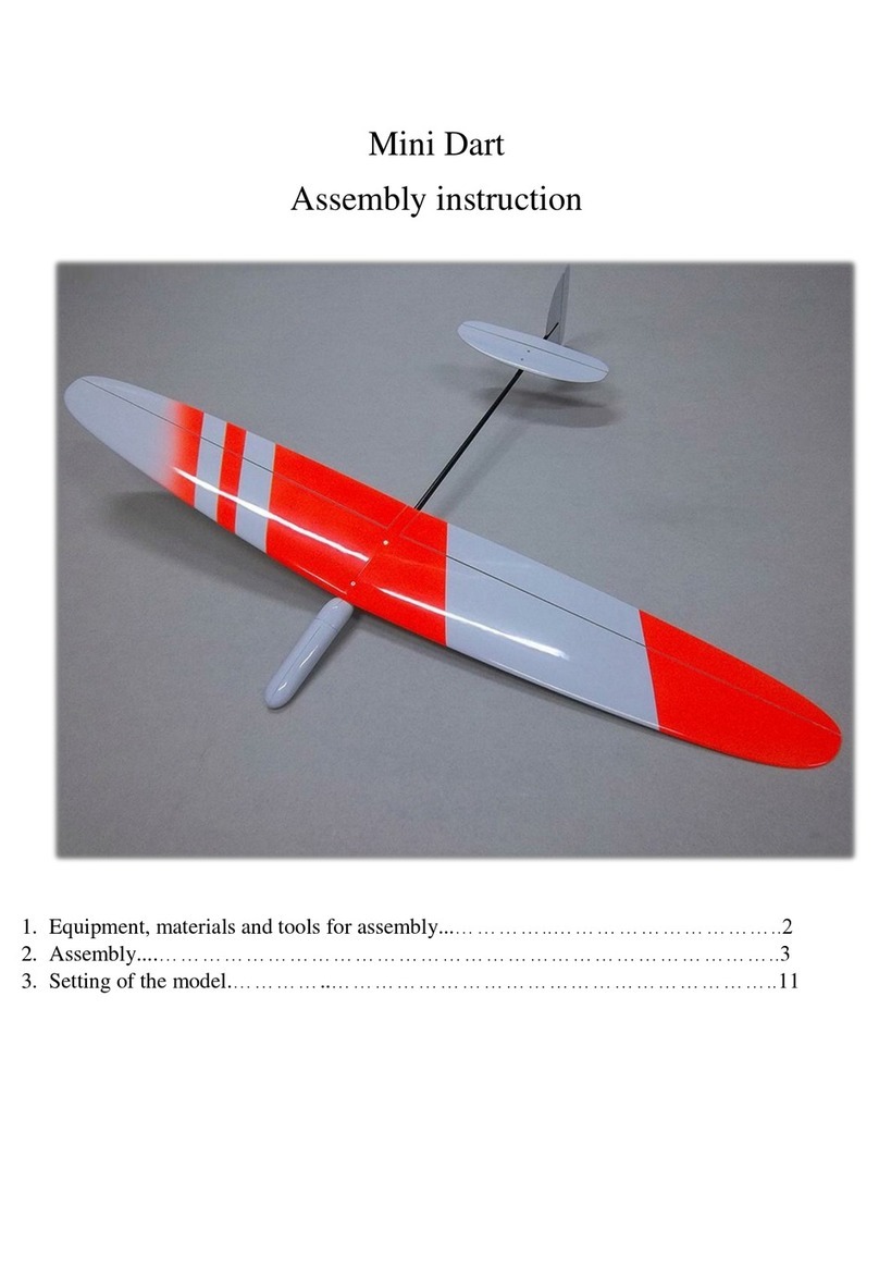 SOARING MODELS MINI-DART User manual