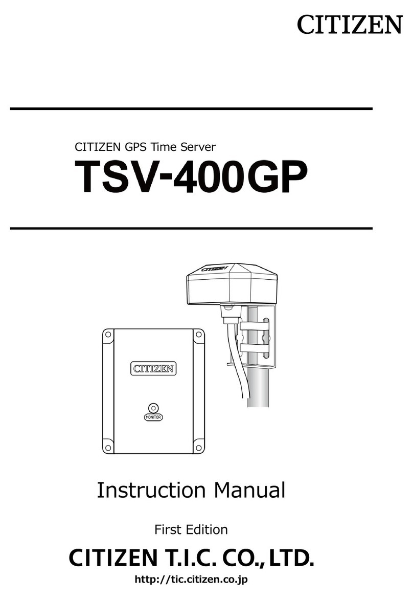 Citizen TSV-400GP User manual