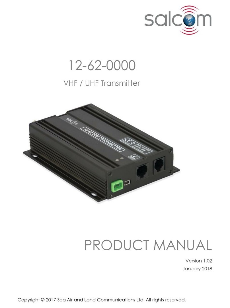 Salcom 12-62-0000 product manual