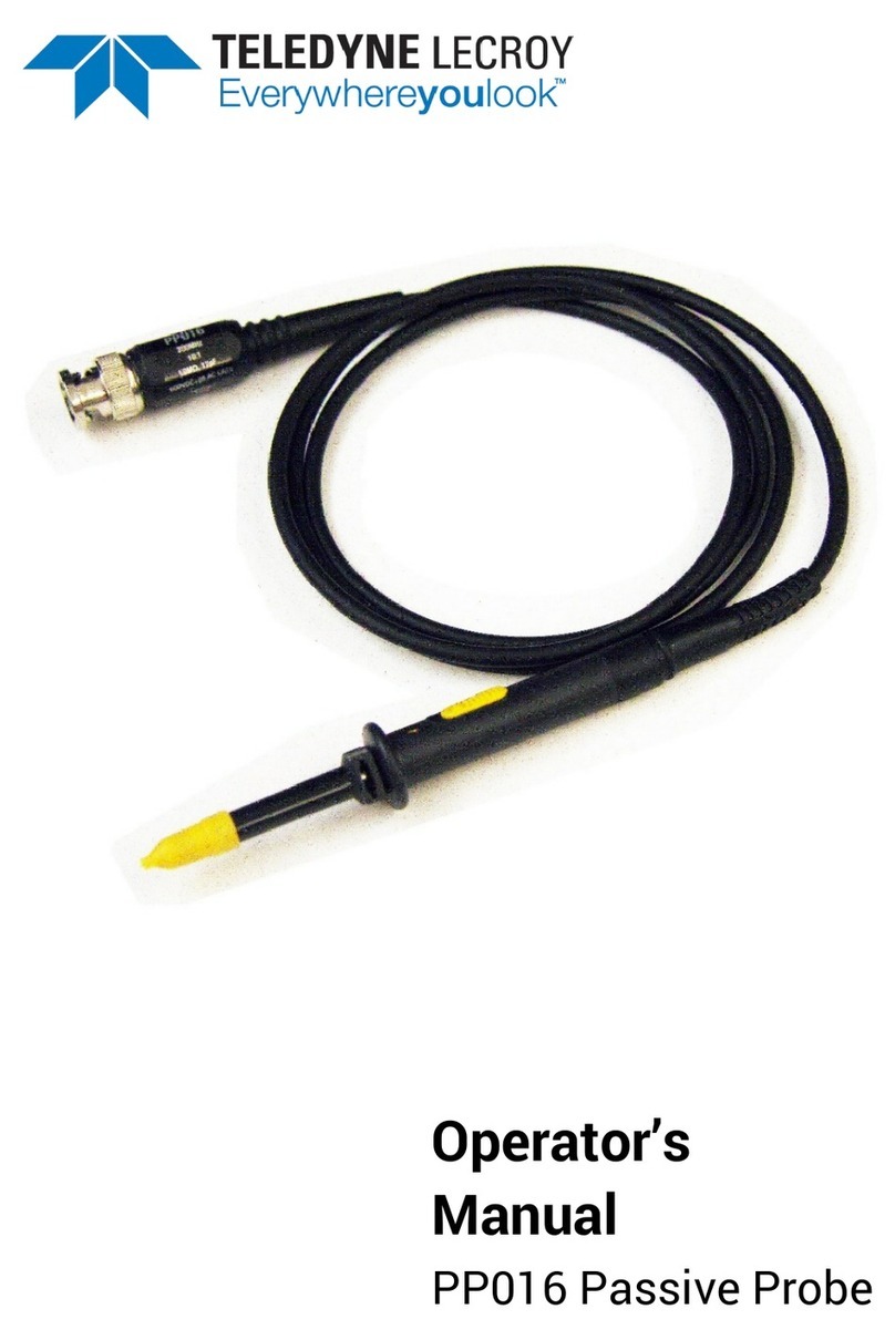 Teledyne Lecroy PP016 Operator's manual