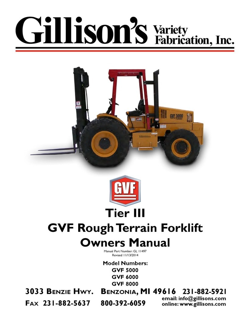 Gillison's Variety Fabrication GVF Tier III owner's manual