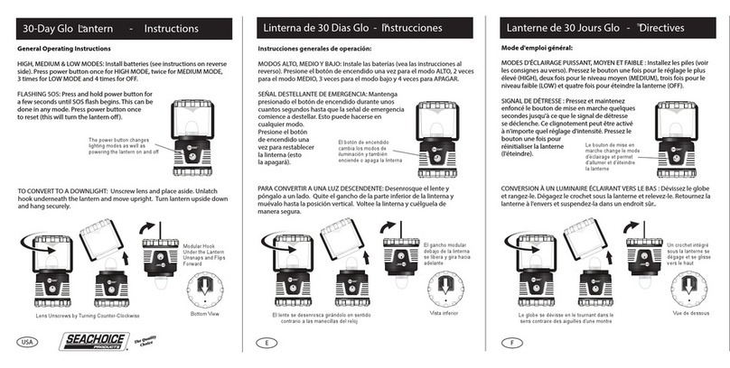 SEACHOICE 30 DAY GLO 46621 operating instructions