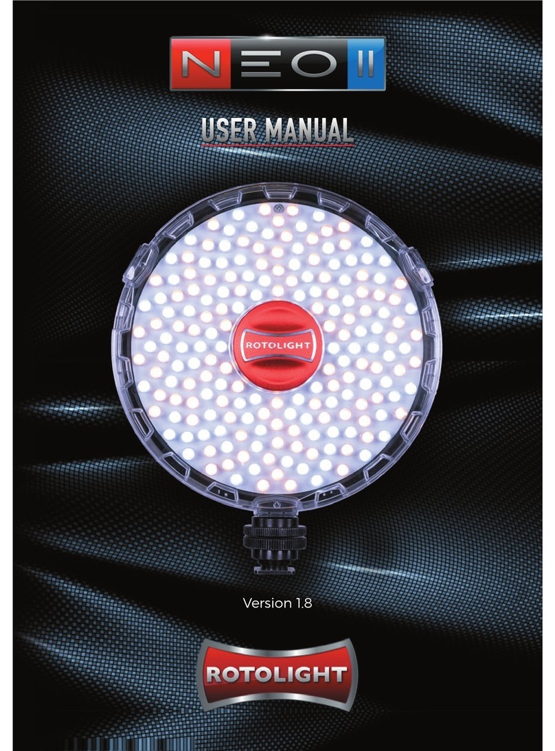 Rotolight NEO II User manual