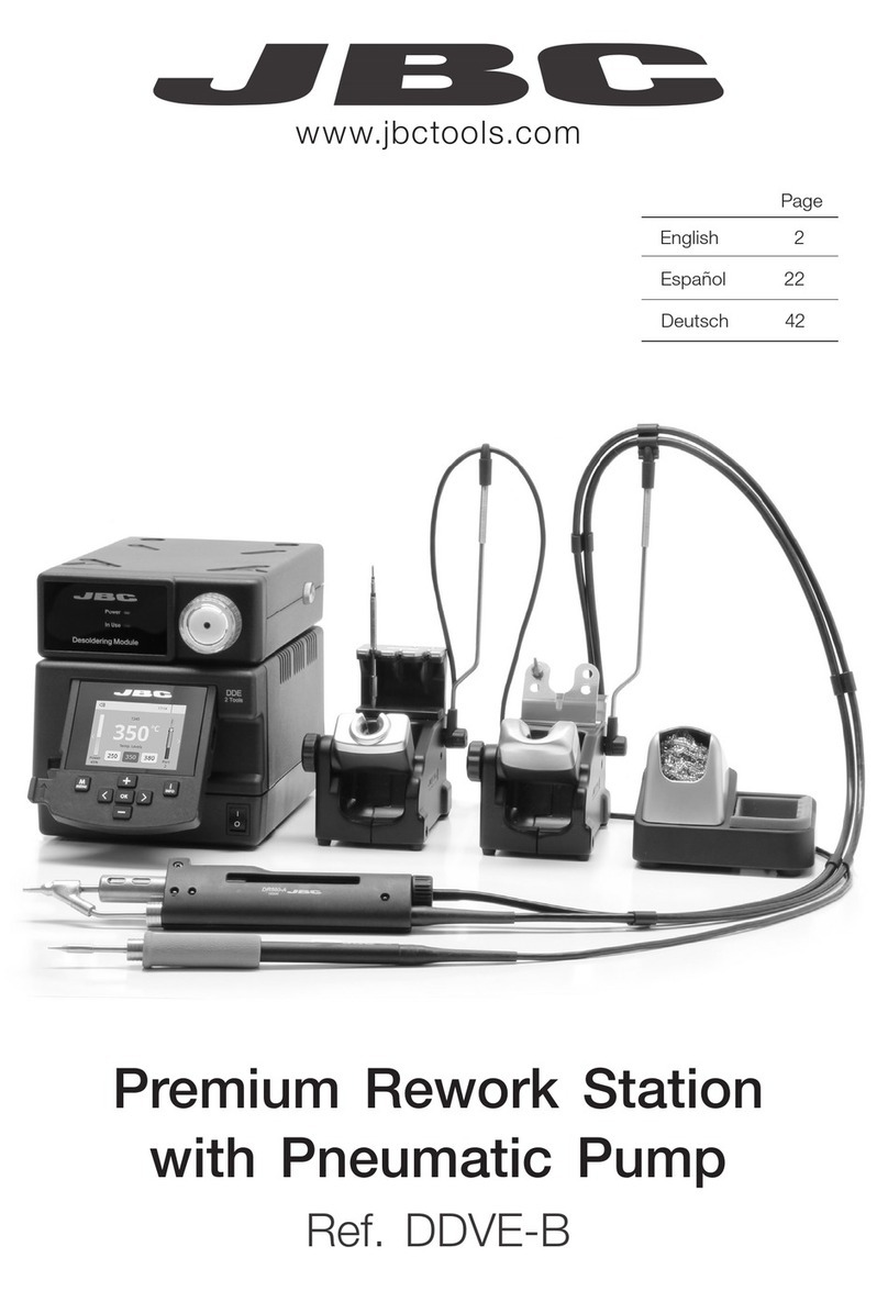jbc DDE-2B User manual