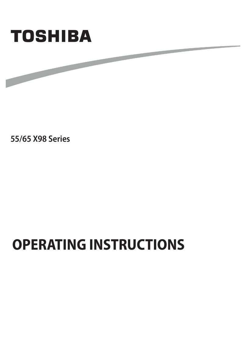 Toshiba 65 X98 Series operating instructions
