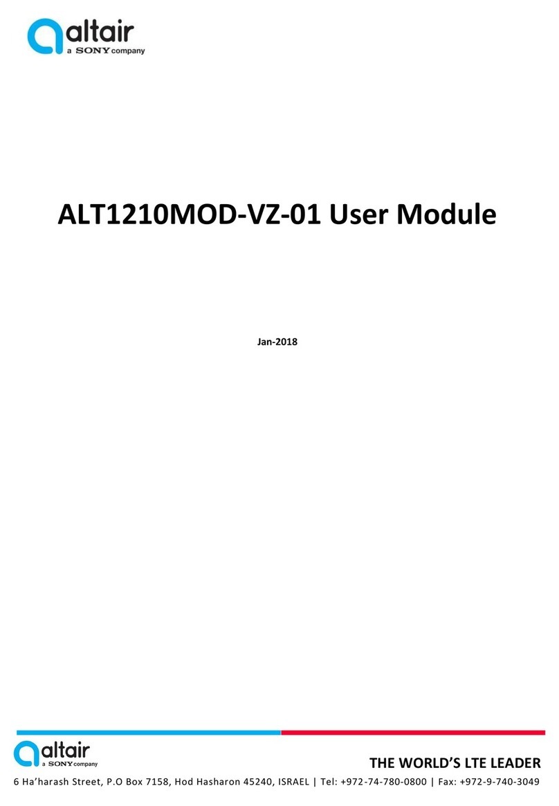 Altair ALT1210MOD-VZ-01 user manual