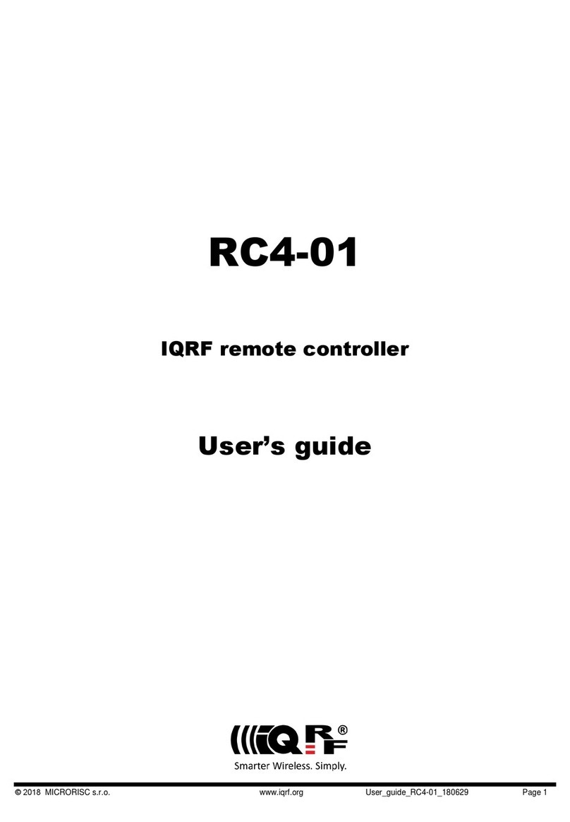 IQRF RC4-01 User manual