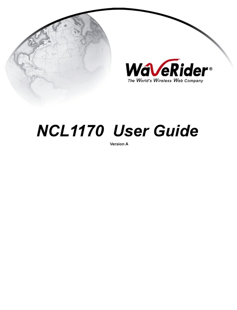 WaveRider NCL1170 user guide
