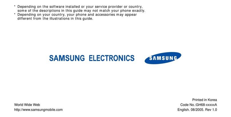 Samsung SGH-S500I User manual