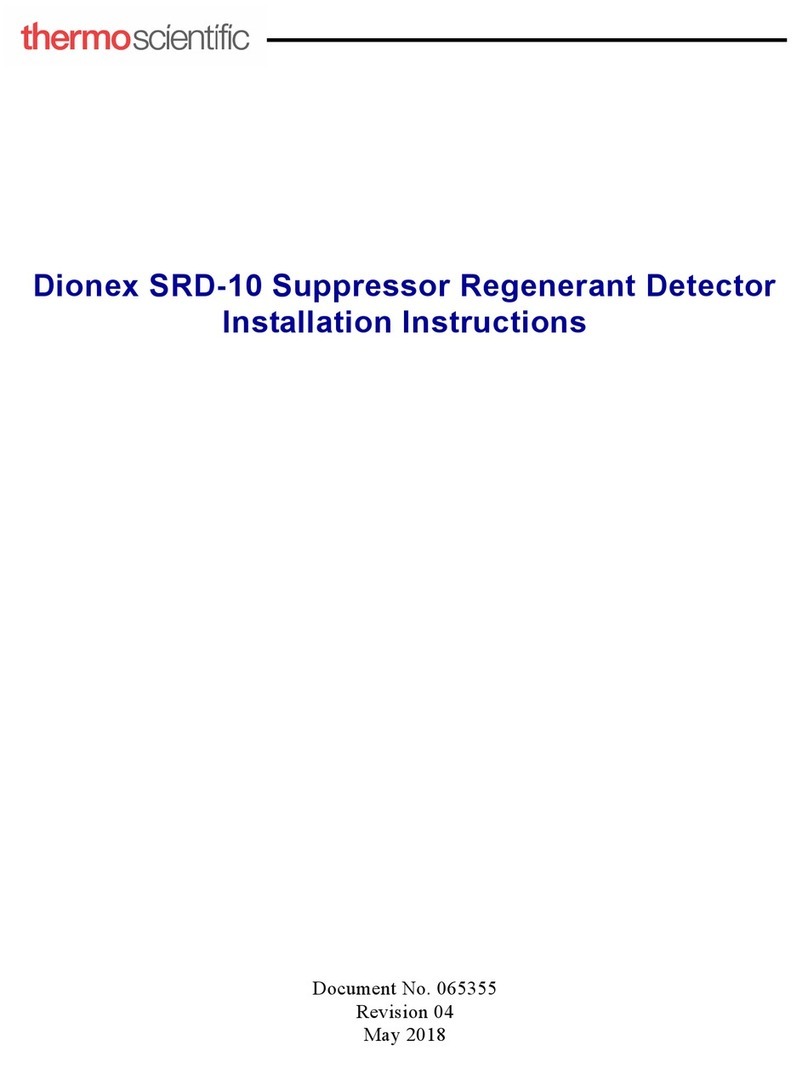 Thermo Scientific Thermo Scientific Dionex SRD-10 User manual