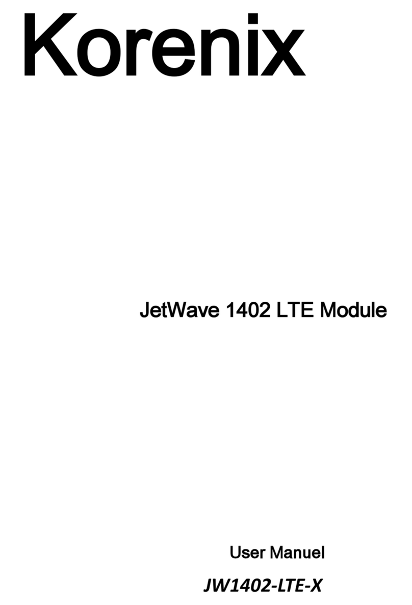 Korenix JetWave 1402 user manual