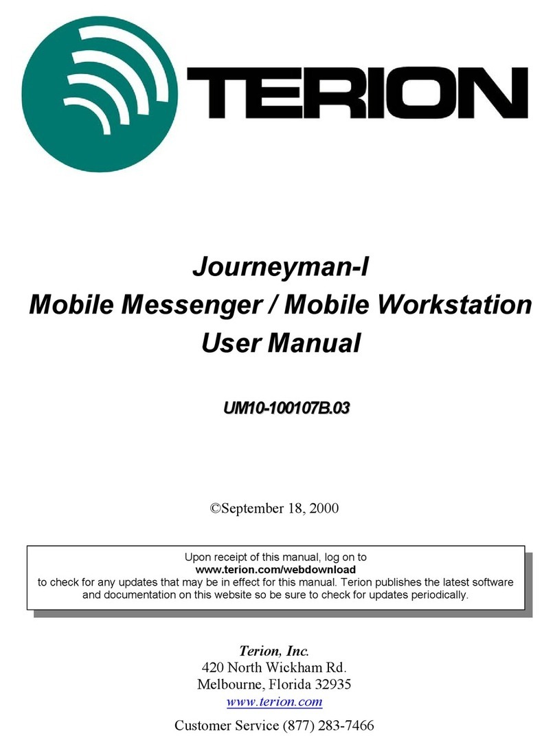 TERION Journeyman-I user manual