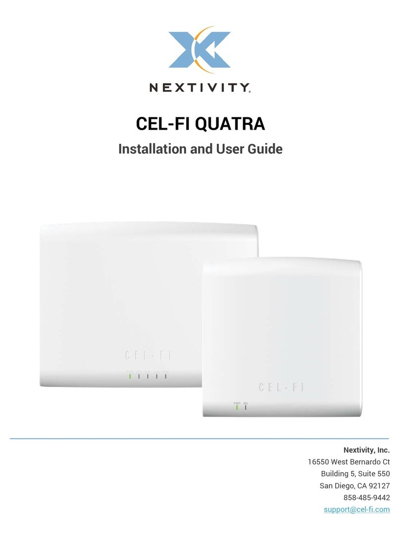 NEXTIVITY Cel-Fi QUATRA Installation and user guide