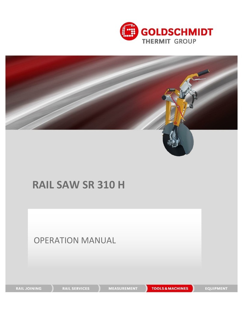Goldschmidt SR 310 H Operation manual