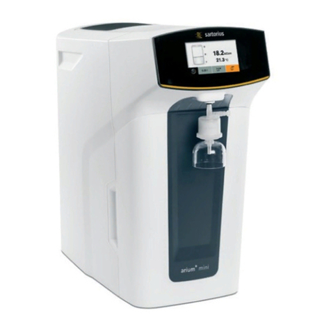 Sartorius arium mini plus operating instructions