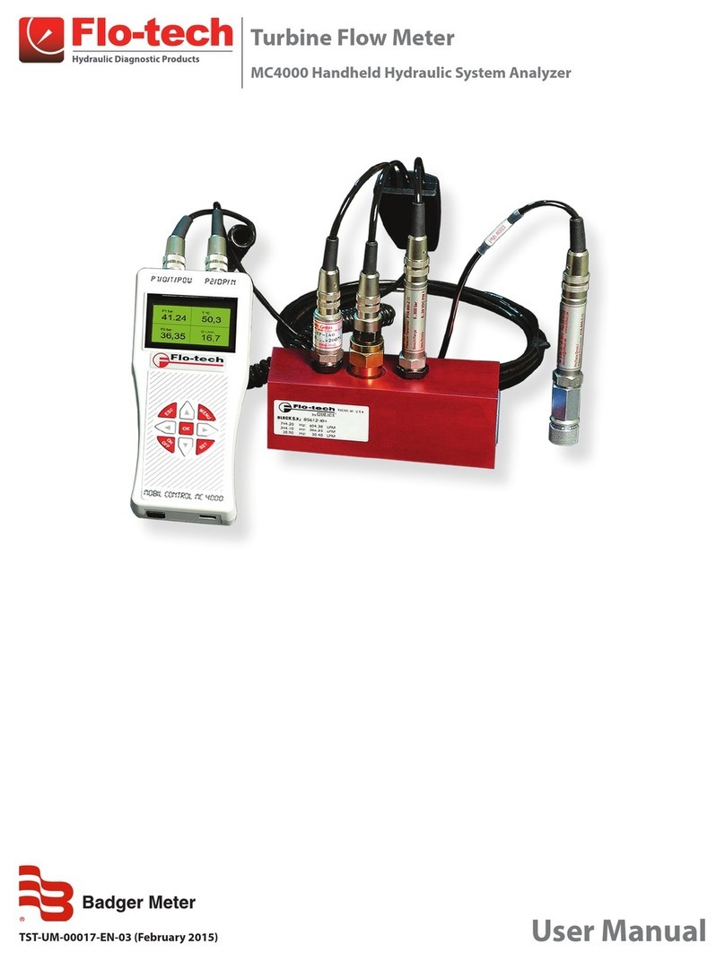 Flo-tech mc4000 User manual