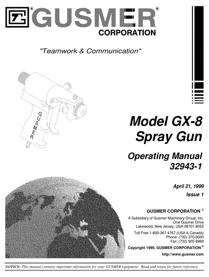 GUSMER GX-8 operating manual