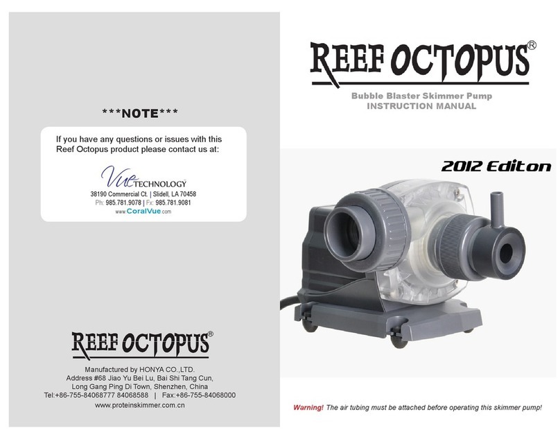 Reef Octopus HY-1000S instruction manual