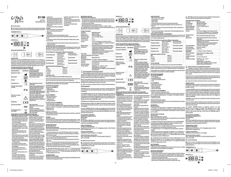 Lanaform Goby's world DT-100 instructions
