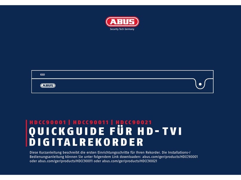 Abus HDCC90001 User manual