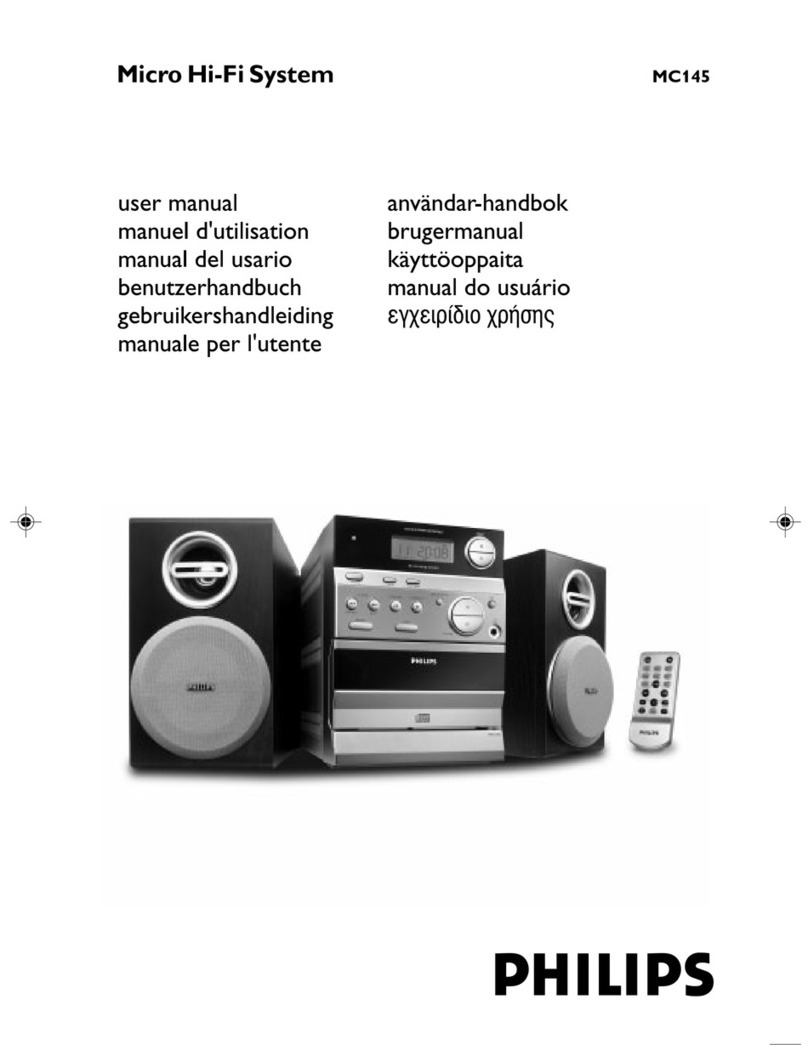 Philips MC145 User manual