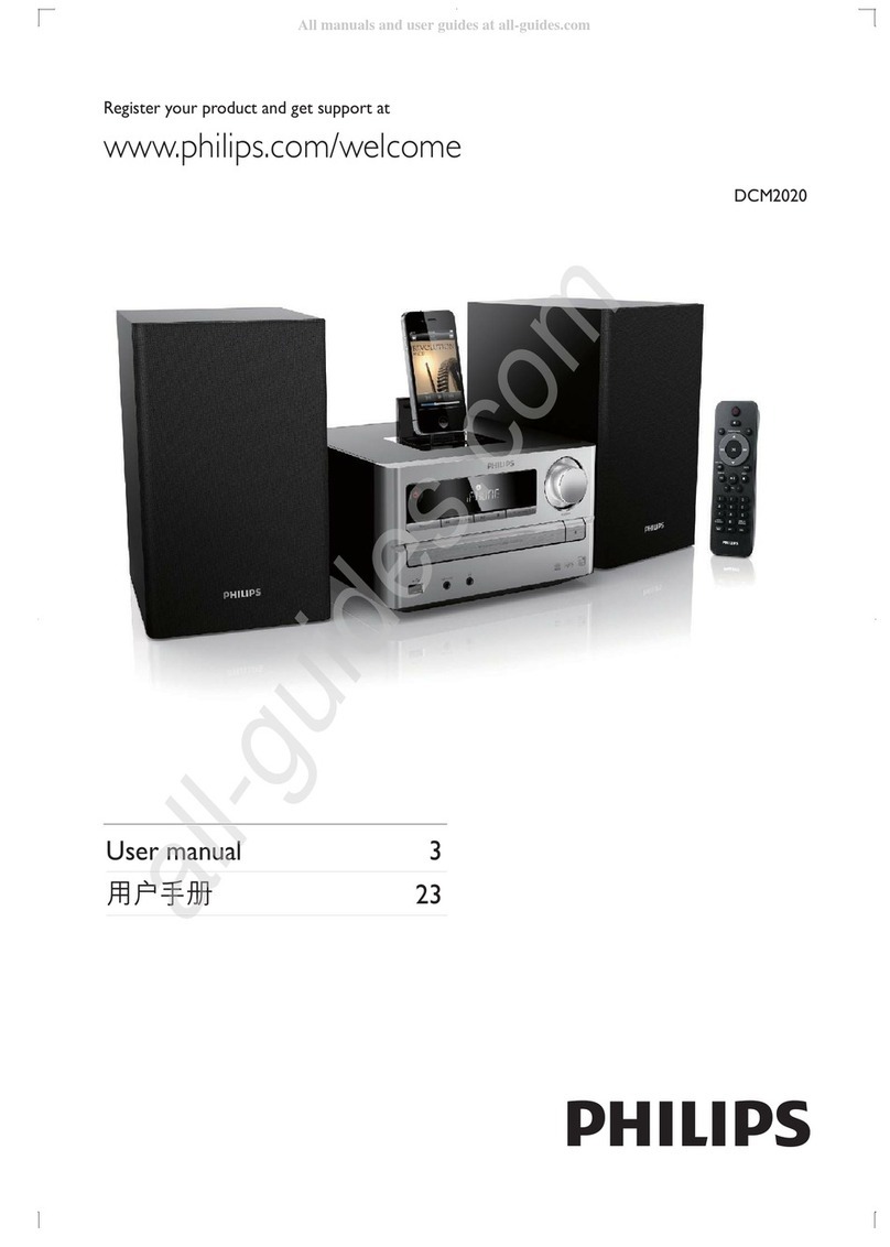 Philips DCM2020 user manual