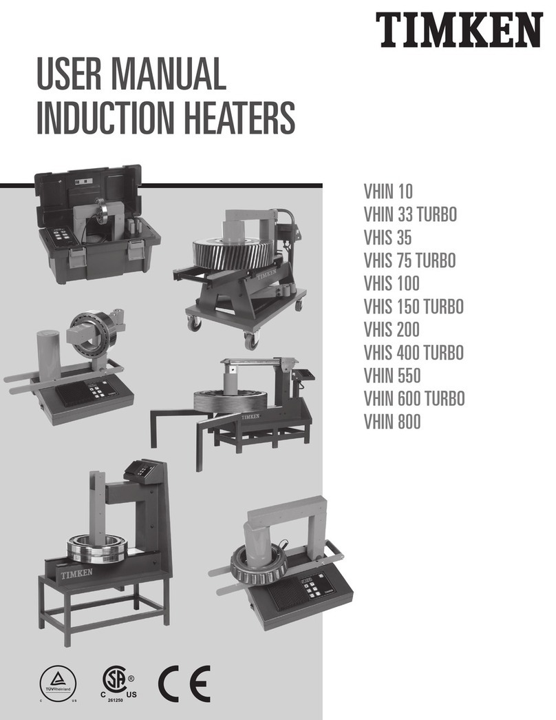 Timken VHIN 10 user manual