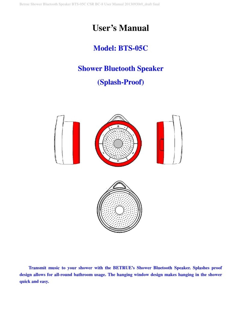Betrue BTS05 user manual