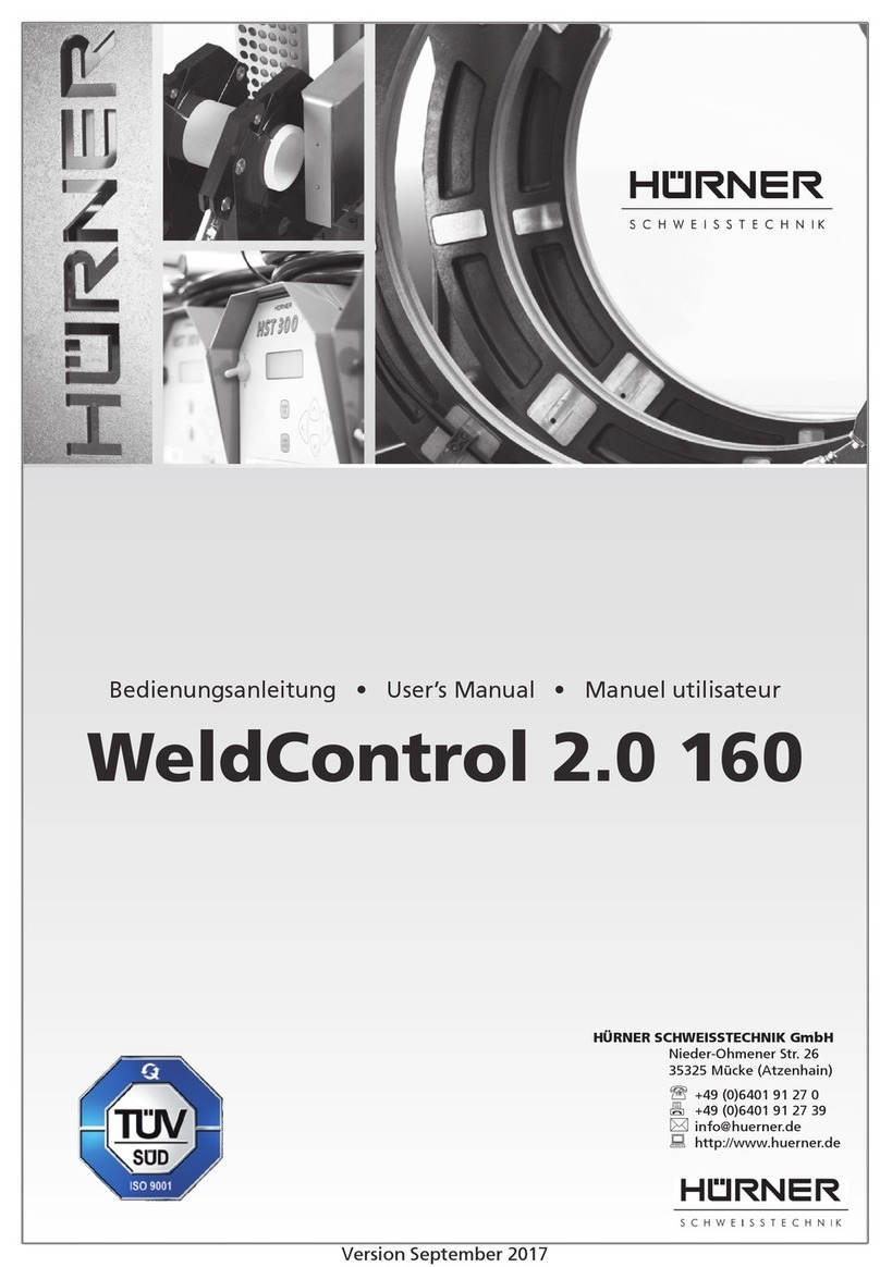 HURNER WeldControl 2.0 160 user manual