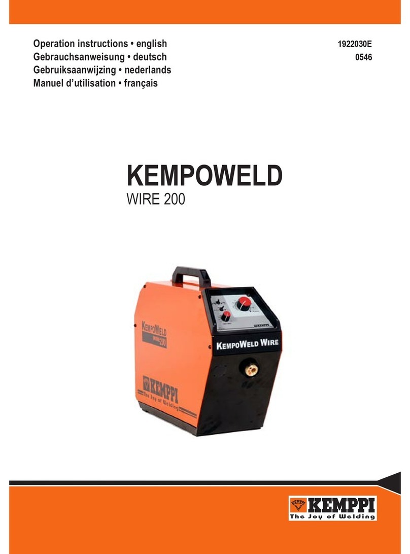 Kemppi KEMPOWELD WIRE 200 User manual