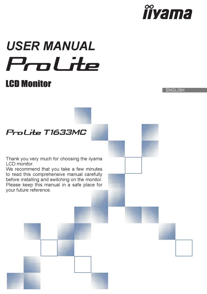 Iiyama ProLite T1633MC User manual