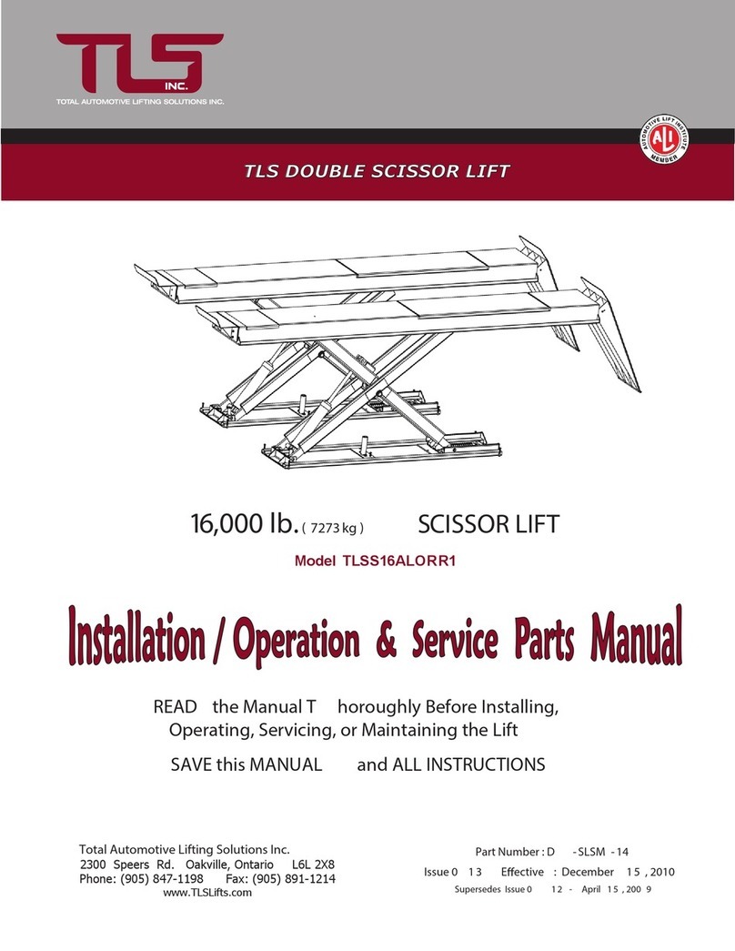 TLS TLSS16ALORR1 Parts list manual