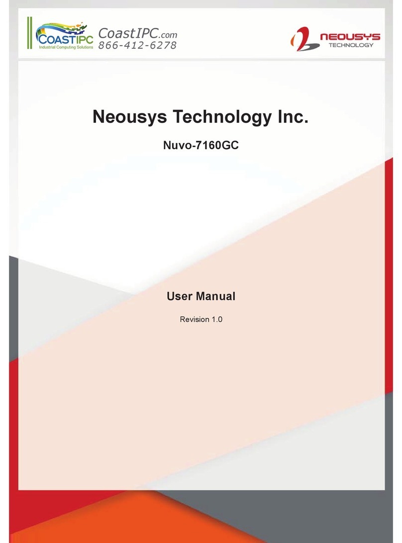 Neousys Technology Nuvo-7160GC user manual