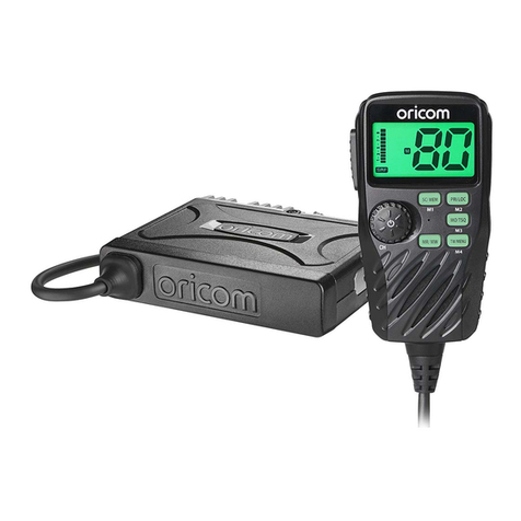 Oricom UHF390 operating instructions